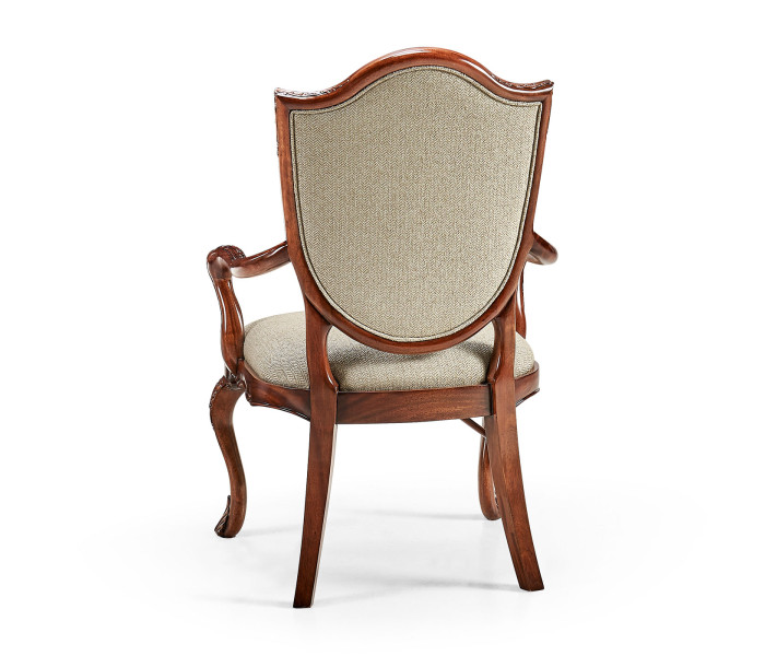 Shield Back Mahogany Arm Chair