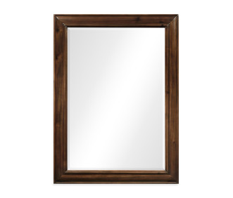 Oak Cushion Frame Mirror (Plain)