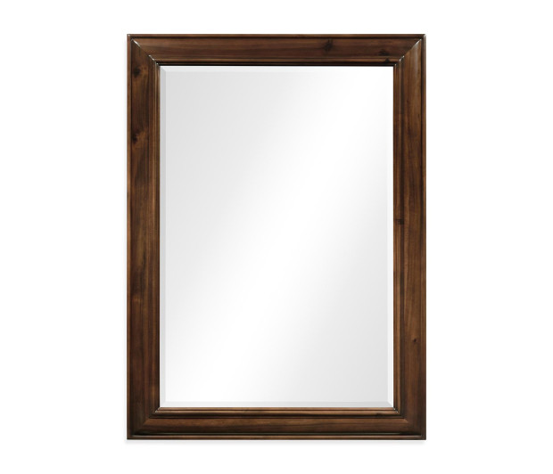 Oak Cushion Frame Mirror (Plain)