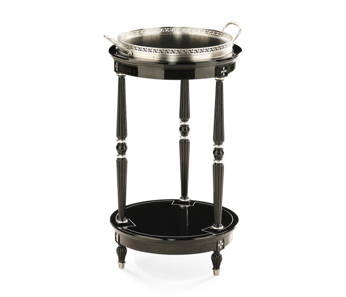 Ocala Smoky Black side table