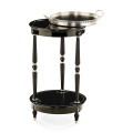 Ocala Smoky Black side table