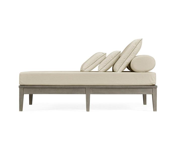 Outdoor small lounge ottoman (COM)