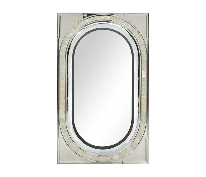 Mirror with TV and fogged, LED lighting