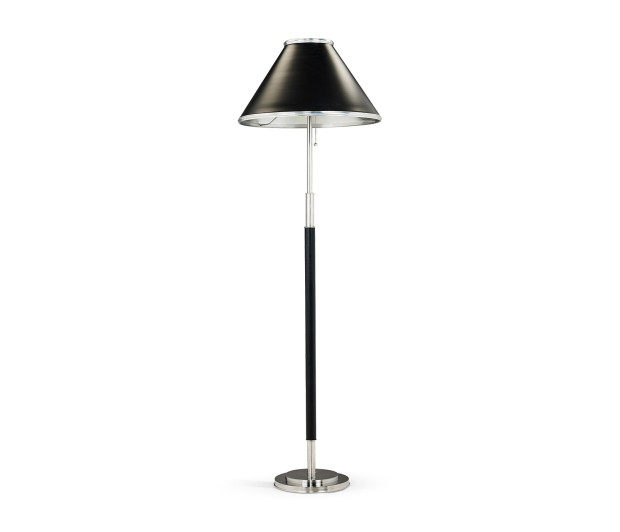 Floor Lamp - leather post