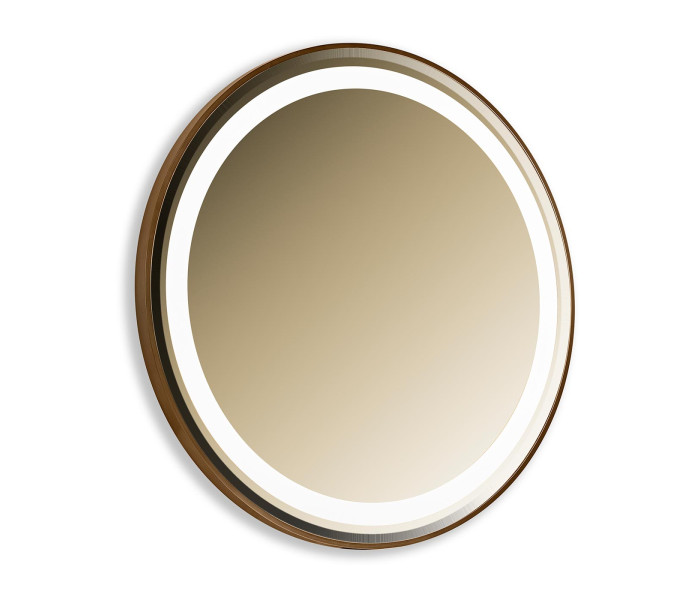Wall Round Mirror With Led Lighting - Anti-Fog