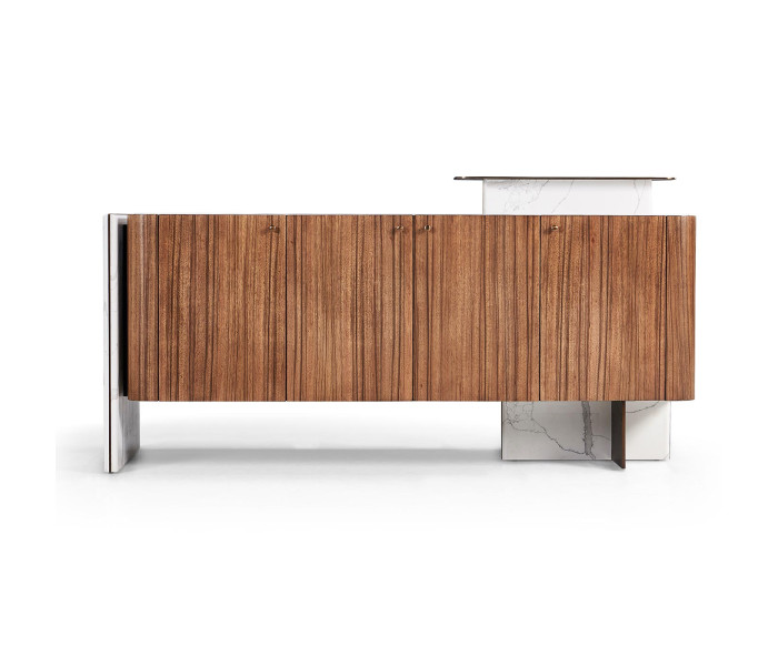 Ct-1.V. Station. 4-Door Buffet Table