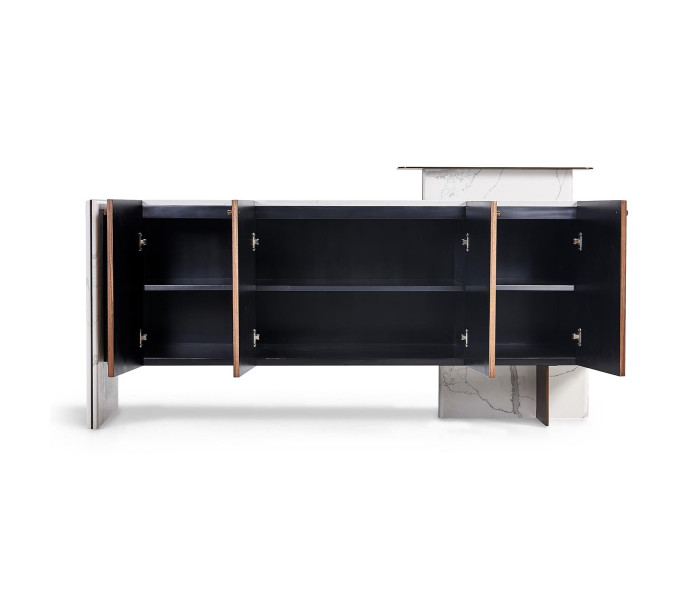 Ct-1.V. Station. 4-Door Buffet Table