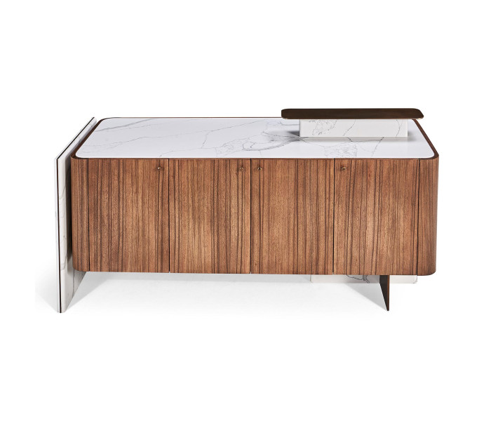 Ct-1.V. Station. 4-Door Buffet Table