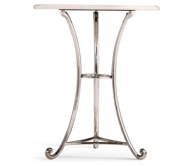 1217-014-0069 CUSTOM SIDE TABLE @ POOL RECEPTION