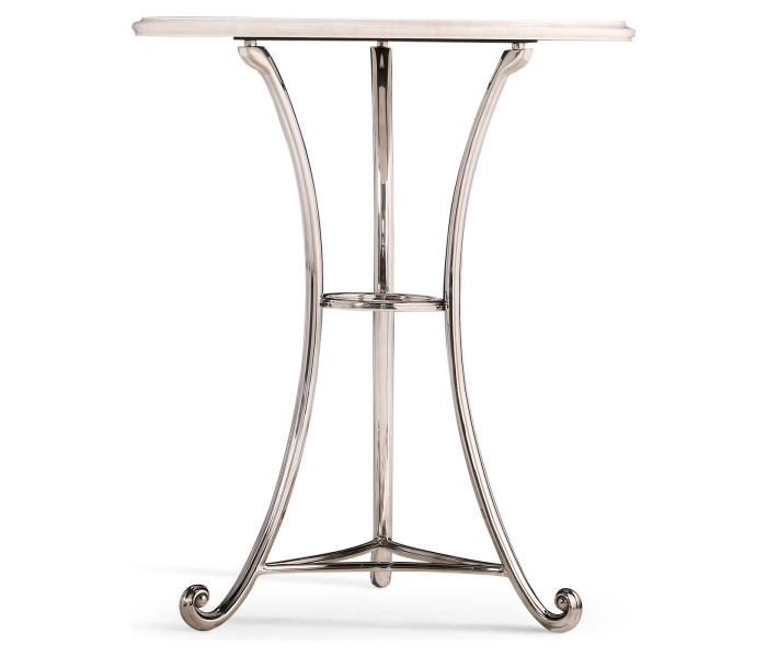 1217-014-0069 CUSTOM SIDE TABLE @ POOL RECEPTION