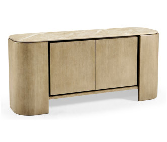 Cambrio Credenza with Faux Marble Top