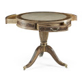 Bleached Mahogany Drum Table