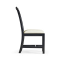 Spark Chippendale Black Side Chair
