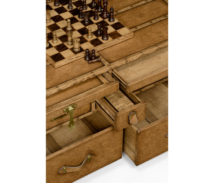 Travel Trunk Style Coffee Games Table Travel Trunk Style Coffee Games Table