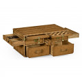 Travel Trunk Style Coffee Games Table