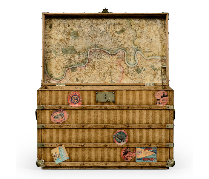 Travel Trunk Style Storage Chest Travel Trunk Style Storage Chest