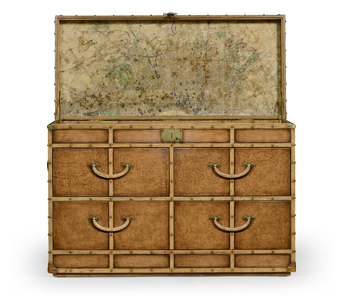 Travel Chest of Drawer Style Large Fitted Chest