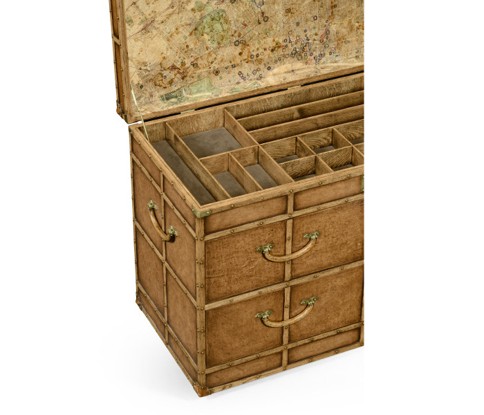 Travel Chest of Drawer Style Large Fitted Chest