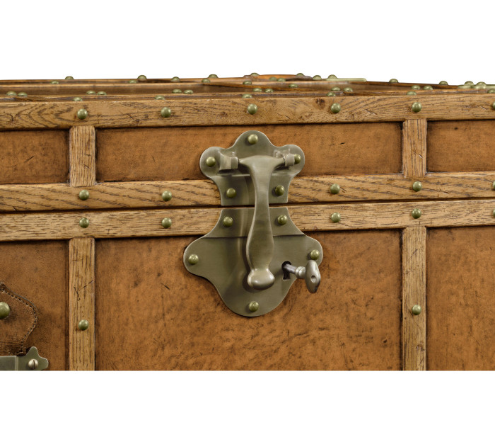 Travel Trunk Style Wine and Cocktail Cabinet