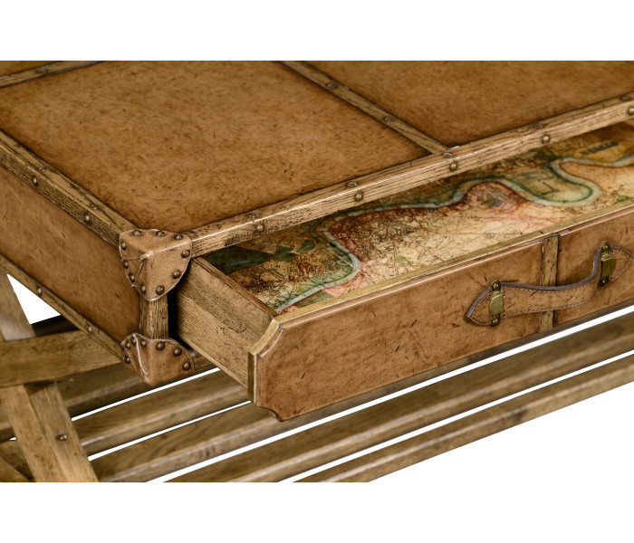 Travel Trunk Style Coffee Table Travel Trunk Style Coffee Table