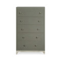 Tall chest with blazer buttons (Slate/Silver)