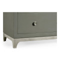 Tall chest with blazer buttons (Slate/Silver)