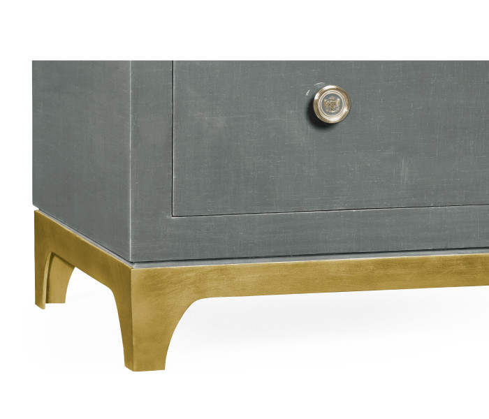 Flannel & Gold Low Chest