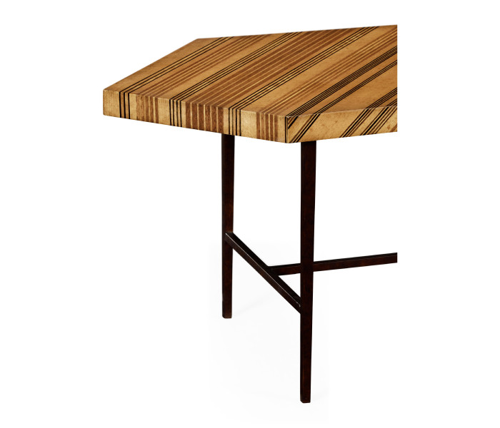 Inlaid Stripe Necktie Bench Or Coffee Table Inlaid Stripe Necktie Bench Or Coffee Table