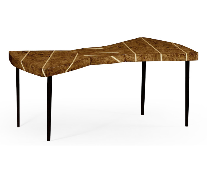 Burl Oak Bowtie Coffee Table Burl Oak Bowtie Coffee Table