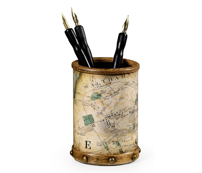 Travel Trunk Style Pen Holder