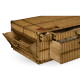 Travel Trunk Style Coffee Table with Storage Travel Trunk Style Coffee Table with Storage