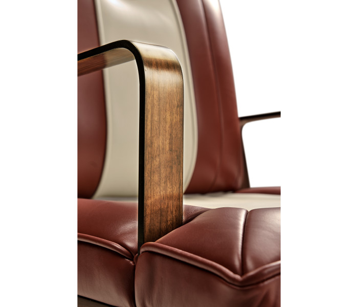 50's Americana Leather Easy Chair 50's Americana Leather Easy Chair