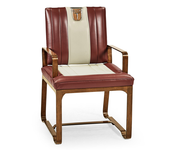 50's Americana Leather Easy Chair 50's Americana Leather Easy Chair
