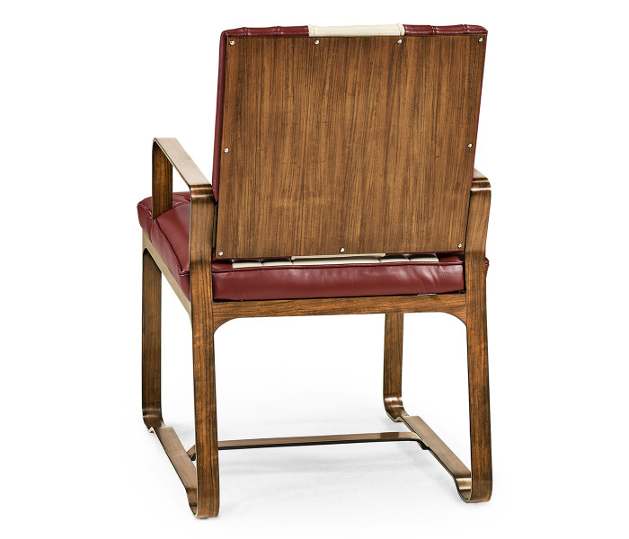 50's Americana Leather Easy Chair