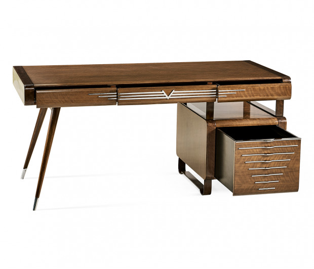 50's Americana Pedestal Desk