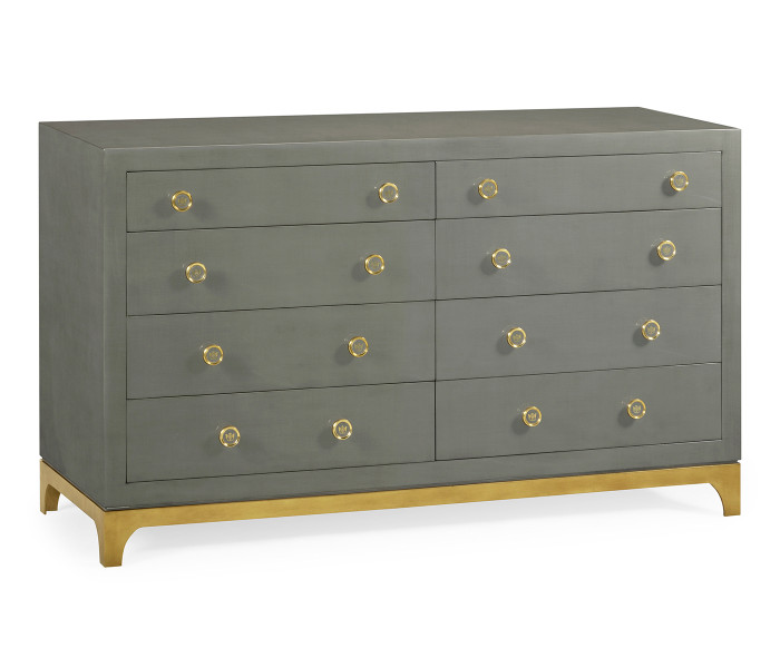 Slate & Gold Double Low Chest Slate & Gold Double Low Chest