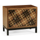 Hand Inlaid Tartan Low Chest