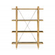 Four-Tier Oak Architectural Étagère Four-Tier Oak Architectural Étagère