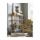 Four-Tier Oak Architectural Étagère Four-Tier Oak Architectural Étagère