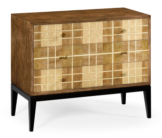 Pale Tartan Chest of Drawers