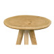 Oak & Oyster Side Table