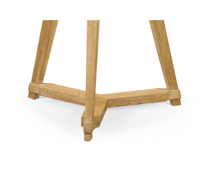 Oak & Oyster Side Table