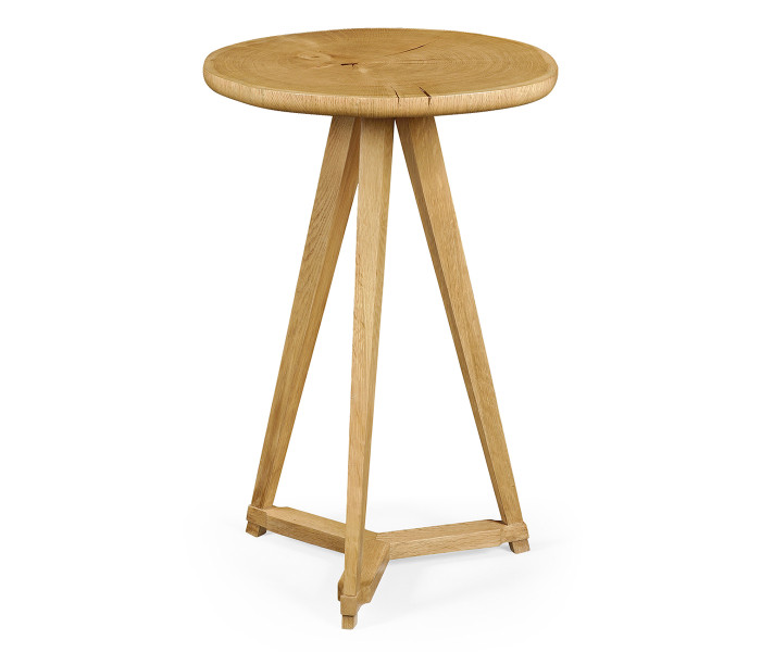 Oak & Oyster Side Table