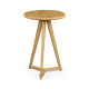 Oak & Oyster Side Table