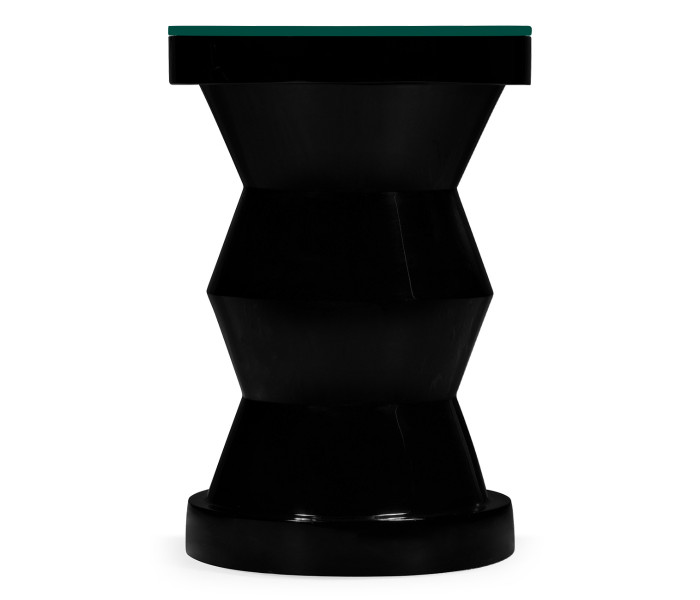 Smoky Black round wine table