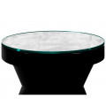 Smoky Black round wine table