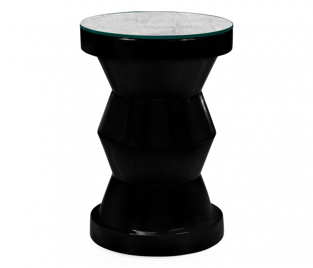 Smoky Black round wine table