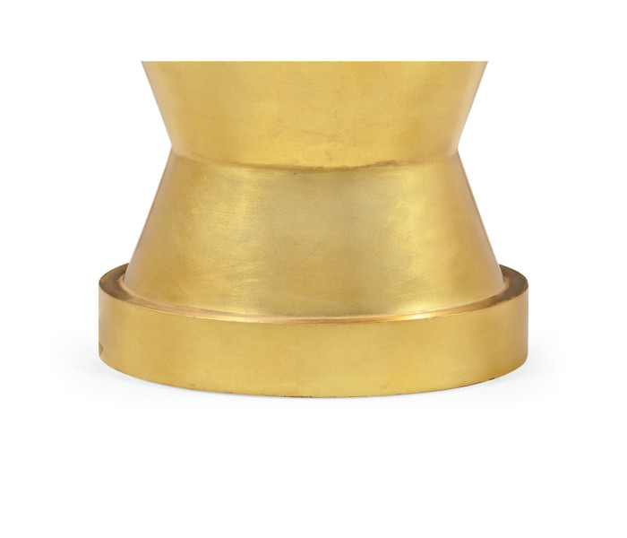 Gilded round wine table