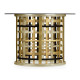 Multi Metal Round Plaid Centre Table Multi Metal Round Plaid Centre Table