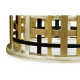 Multi Metal Round Plaid Centre Table Multi Metal Round Plaid Centre Table